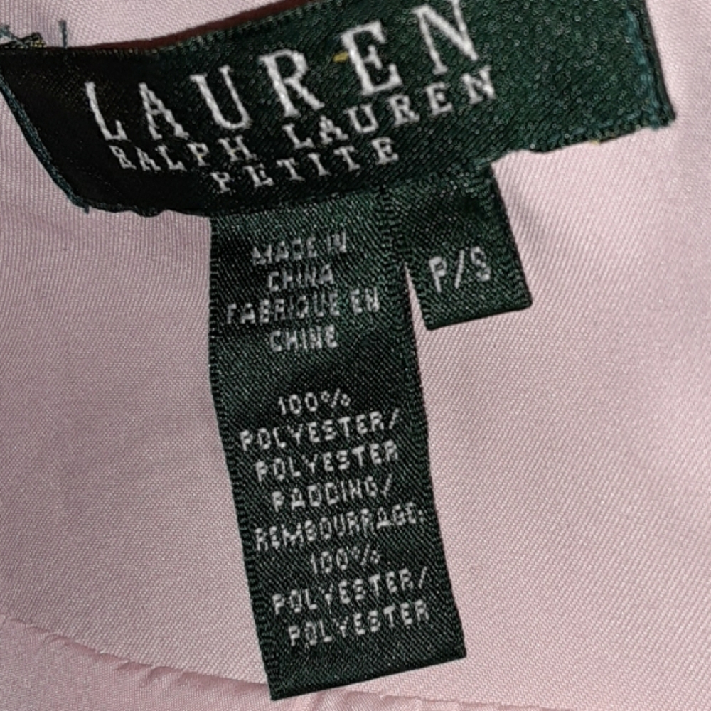 Lauren Ralph Lauren quilted pink vest with belt - Picture 6 of 7
